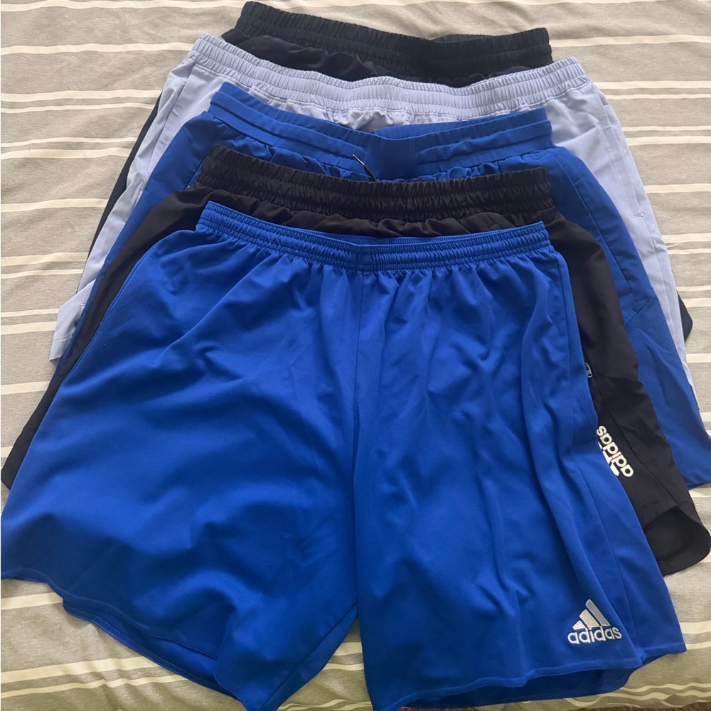 Lot of 5 Mens Athletic/Running Shorts